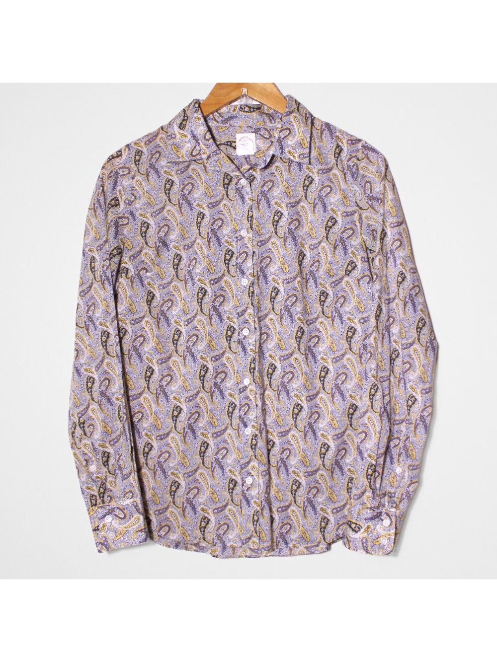 J Crew The Perfect Shirt Cotton Button Up Top Paisley Office Boho Preppy Size 4